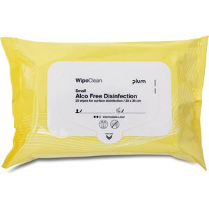 Plum Wipeclean Alco Free   Wipes   Small   25 Stk