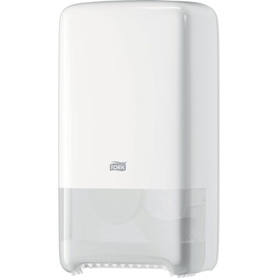 Tork T6 Twin Dispenser Toiletpapir, Hvid Tork T6 Twin Dispenser Toiletpapir, Hvid