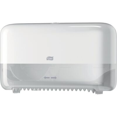 Tork T7 Dispenser Toiletpapir U/hylse, Dual, Hvid Tork T7 Dispenser Toiletpapir U/hylse, Dual, Hvid