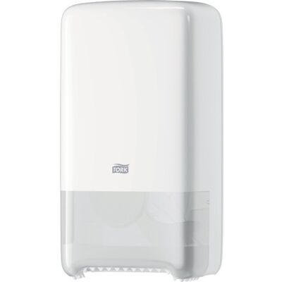 Tork T6 Twin Dispenser Toiletpapir, Hvid Tork T6 Twin Dispenser Toiletpapir, Hvid
