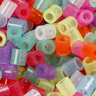 Nabbi Rørperler 1100 Stk. Glitterfarver Nabbi Rørperler 1100 Stk. Glitterfarver