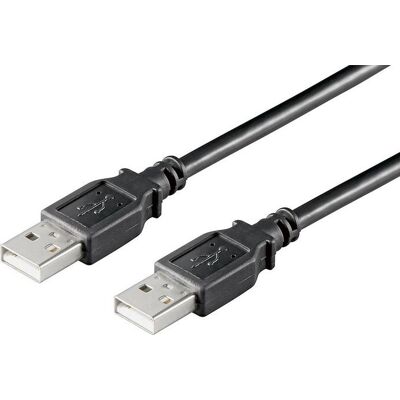 MicroConnect Usb-A 2.0 Kabel, 2m, Sort MicroConnect Usb-A 2.0 Kabel, 2m, Sort