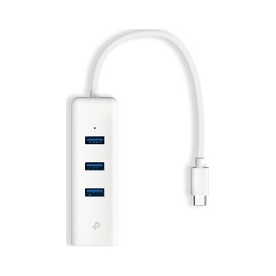 TP-Link 3-Port Hub & Ethernet Adapter, Usb-C TP-Link 3-Port Hub & Ethernet Adapter, Usb-C