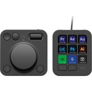 Logitech Mx Creative Console, Grapit-Farvet Logitech Mx Creative Console, Grapit-Farvet