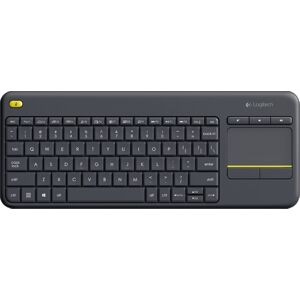 Logitech K400 Plus Tastatur, Nordisk, Sort