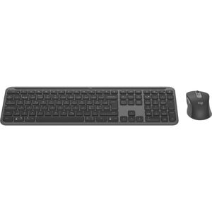 Logitech Slim Combo Mk950 Mus/tastatursæt, Grå