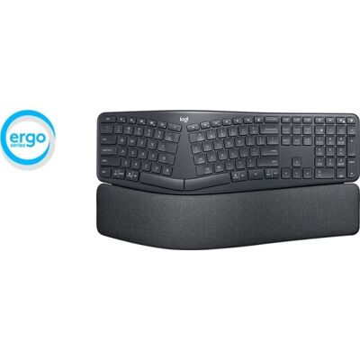 Logitech K860 Ergo Keyboard, Sort Logitech K860 Ergo Keyboard, Sort