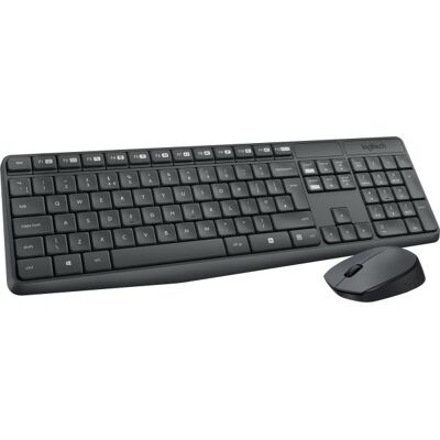 Logitech Mk235 Wireless Mus/tastatursæt, Nordisk Logitech Mk235 Wireless Mus/tastatursæt, Nordisk