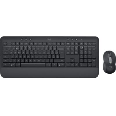 Logitech Mk650 Mus/tastatursæt, Nordisk, Sort Logitech Mk650 Mus/tastatursæt, Nordisk, Sort