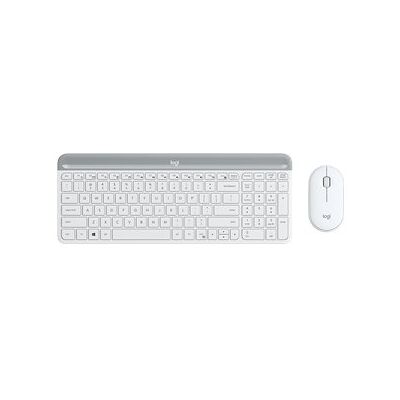 Logitech Mk470 Slim Trådløst Mus/tastatursæt, Hvid Logitech Mk470 Slim Trådløst Mus/tastatursæt, Hvid