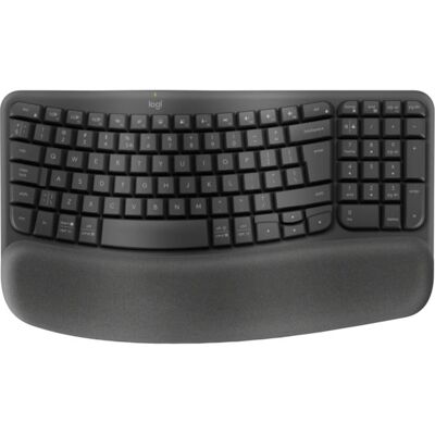 Logitech Trådløst Wave Tastatur, Sort/grå Logitech Trådløst Wave Tastatur, Sort/grå