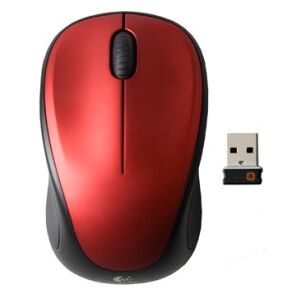 Logitech Wireless Mouse M235, Rød
