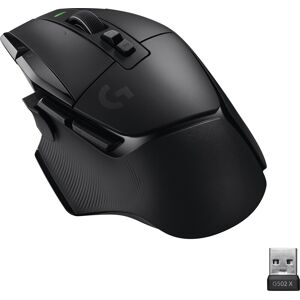 Logitech G502 X Lightspeed Trådløs Mus, Sort