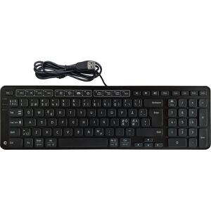 Contour Balance Wired-Pn Keyboard, Sort