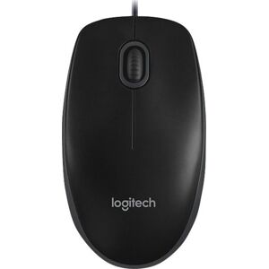 Logitech B100 Optisk Business Mus, Sort