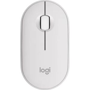 Logitech Pebble Mouse 2 M350s Trådløs Mus, Hvid