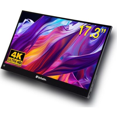 Verbatim Bærbar 17,3″ Touchscreen Monitor, 4k Uhd Verbatim Bærbar 17,3″ Touchscreen Monitor, 4k Uhd