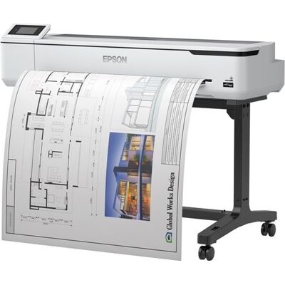 Epson SureColor SC-T5100 - Hvid - Storformatsprinter Epson SureColor SC-T5100 - Hvid - Storformatsprinter