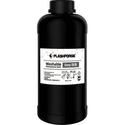 Flashforge 3d-Print Resin, 1 Liter, Grå Flashforge 3d-Print Resin, 1 Liter, Grå