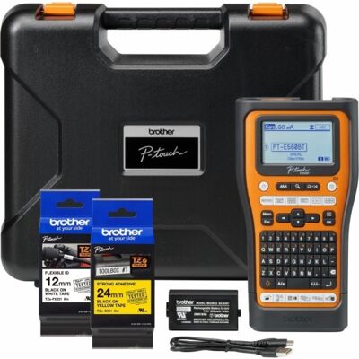 Brother Pt-E560btvp Labelmaskine Kit M/bluetooth Brother Pt-E560btvp Labelmaskine Kit M/bluetooth