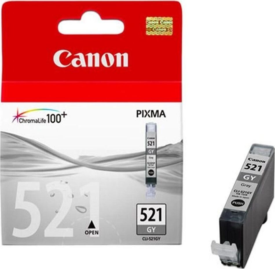 Canon Canon 521 GY Blækpatron Grå CLI-521Gy