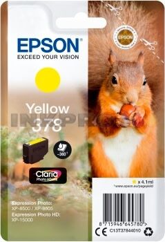 Epson Epson 378 Blækpatron Gul T3784