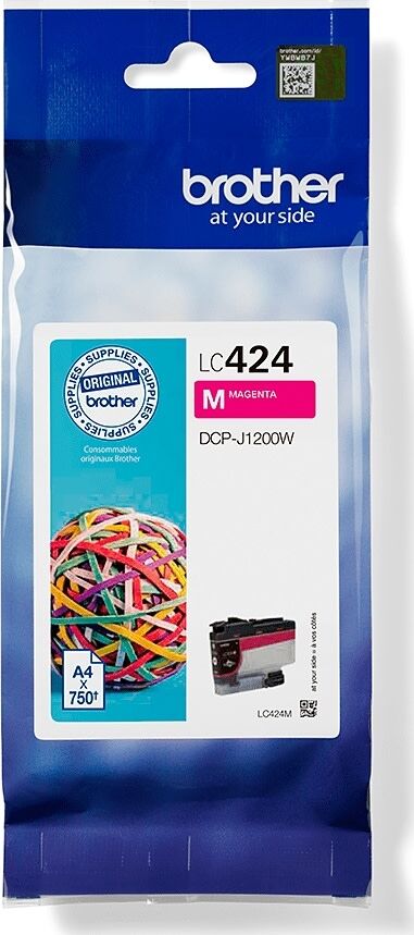 Brother Blækpatron magenta, 750 sider LC-424M
