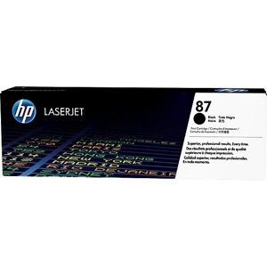 HP No 87x Cf287x Lasertoner, Sort, 18000s.