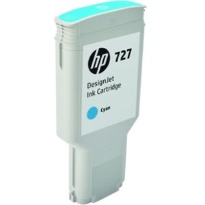 HP No 727 F9j76a Designjet Blækpatron, 300ml, Blå