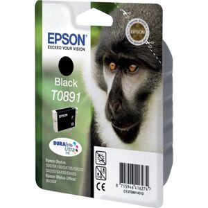 Epson Nr.T0891/c13t08914010 Blækpatron, Sort, 180s