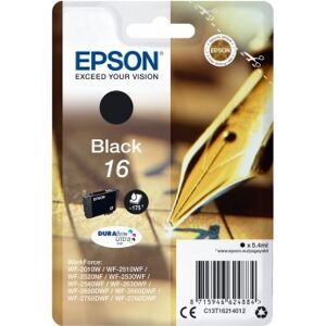 Epson T1621 Blækpatron, Sort, 175s