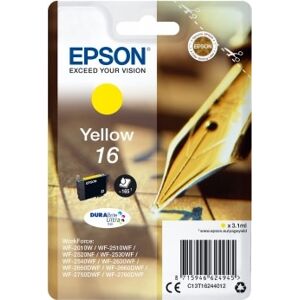 Epson T1624 Blækpatron, 165 Sider, Gul