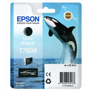 Epson T76084010 Blækpatron, 25.9 Ml., Mat Sort