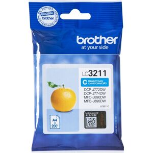 Brother Lc3211 Blækpatroner, Cyan, 200s