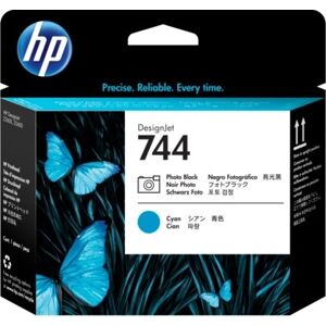 HP No 744 Foto Sort & Cyan Designjet Printhoved