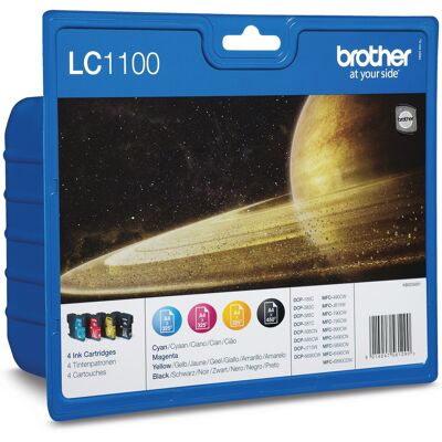 Brother Lc1100valbpdr Blækpatroner, Sampak Brother Lc1100valbpdr Blækpatroner, Sampak