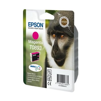 Epson Nr.T0893/c13t08934010 Blækpatron, Rød, 135s Epson Nr.T0893/c13t08934010 Blækpatron, Rød, 135s