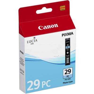 Canon Pgi-29pc Blækpatron, Fotoblå, Canon Pgi-29pc Blækpatron, Fotoblå,
