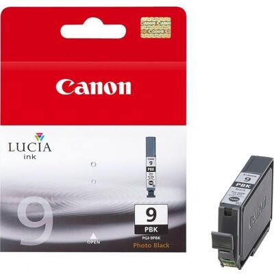 Canon Pgi-9pbk Blækpatron, Foto Sort, 650s Canon Pgi-9pbk Blækpatron, Foto Sort, 650s