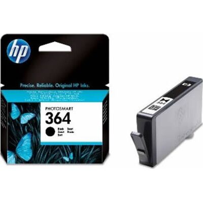 HP No 364 Cb317ee Blækpatron, Foto Sort, 130s HP No 364 Cb317ee Blækpatron, Foto Sort, 130s