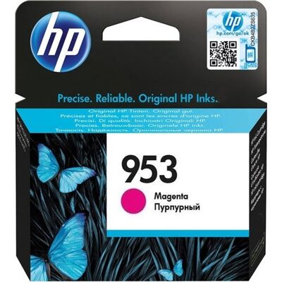 HP No 953 F6u13ae Blækpatron, Magenta, 700s. HP No 953 F6u13ae Blækpatron, Magenta, 700s.