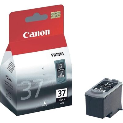 Canon Pg-37 Blækpatron, Sort, 220s Canon Pg-37 Blækpatron, Sort, 220s