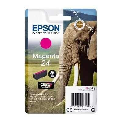 Epson C13t24234012 Blækpatron, Rød, 360s Epson C13t24234012 Blækpatron, Rød, 360s