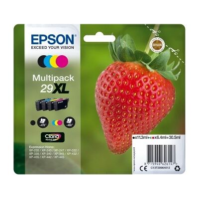 Epson C13t29964022 Blækpatron, Sampakke Xl Epson C13t29964022 Blækpatron, Sampakke Xl