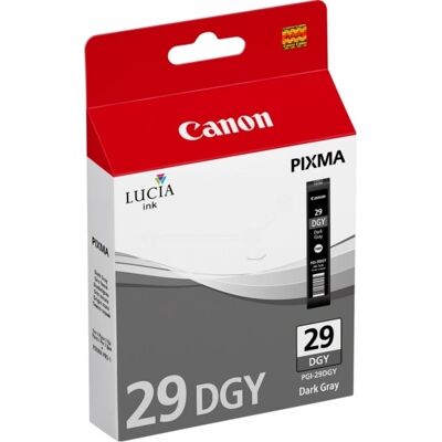 Canon Pgi-29dgy Blækpatron, Mørkegrå Canon Pgi-29dgy Blækpatron, Mørkegrå