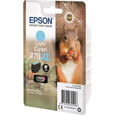 Epson T378 Xl Blækpatron, Lys Cyan Epson T378 Xl Blækpatron, Lys Cyan