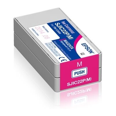 Epson Sjic22p(M) Blækpatron, Magenta Epson Sjic22p(M) Blækpatron, Magenta
