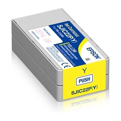 Epson Sjic22p(Y) Blækpatron, Gul Epson Sjic22p(Y) Blækpatron, Gul
