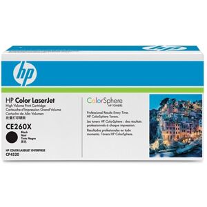 HP No 649x Ce260x Lasertoner, Sort, 17000s