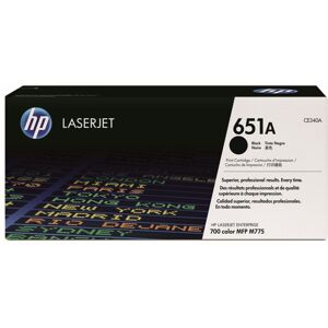 HP No 651a Ce340a Lasertoner Sort, 13500s